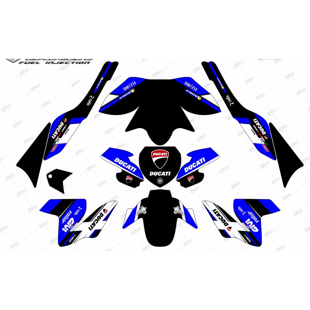 DECAL NEW VIXION LIGHTNING TAKANASHI HOSHINO - STIKER FULLBODY NVL NEW 2024 D-D2-053