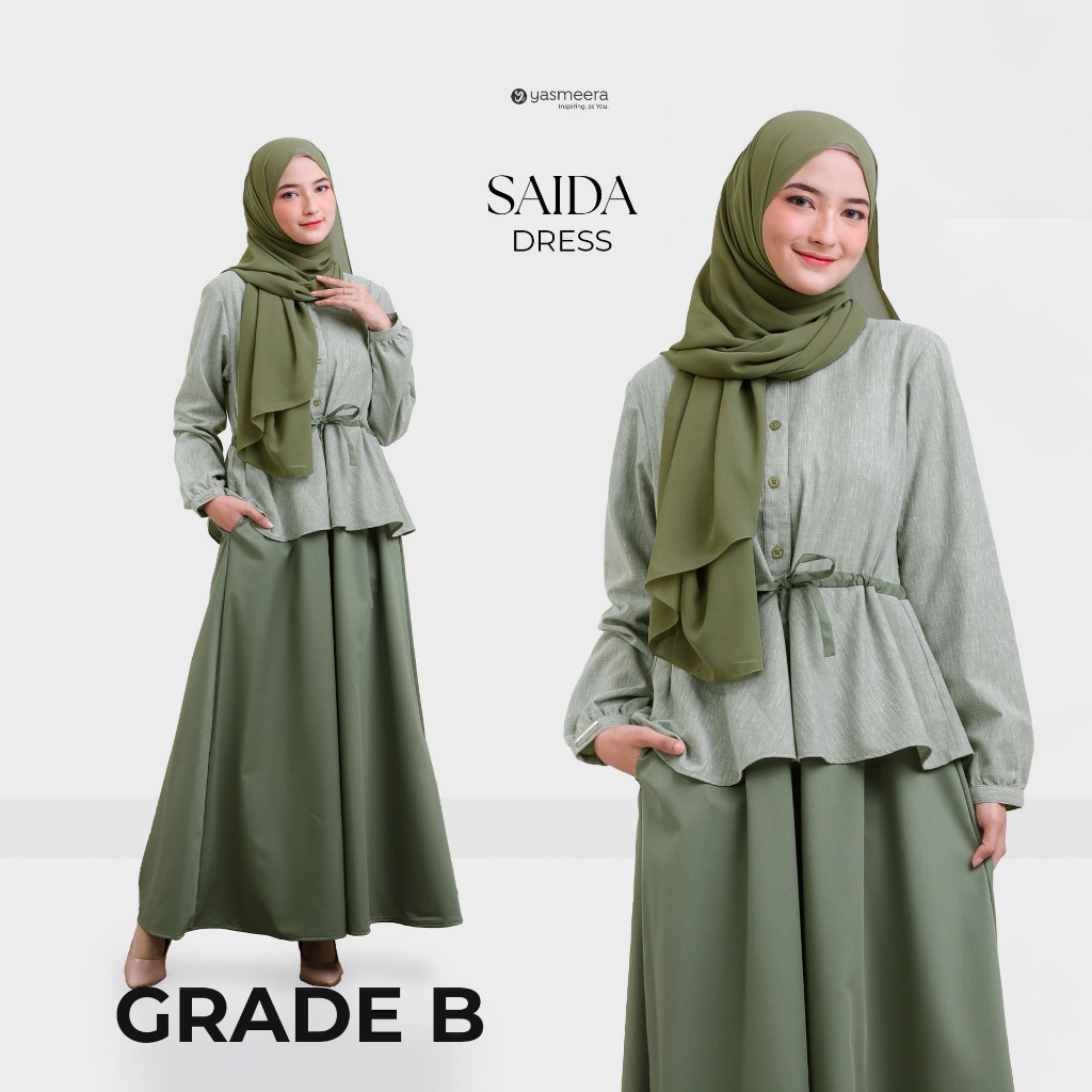Yasmeera Official | Saida Dress Grade B