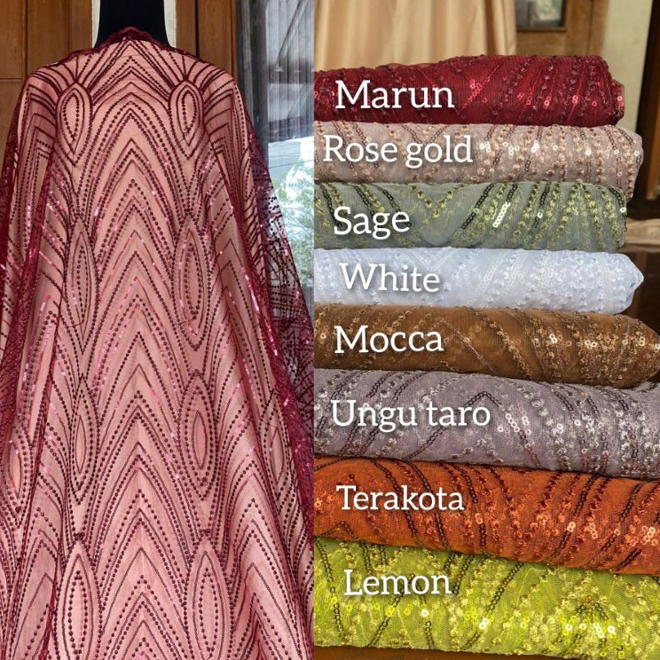 KAIN TILE  TILE MUTIARA PAYET SEQUIN  TILE PAYET SEQUIN RWKT87855