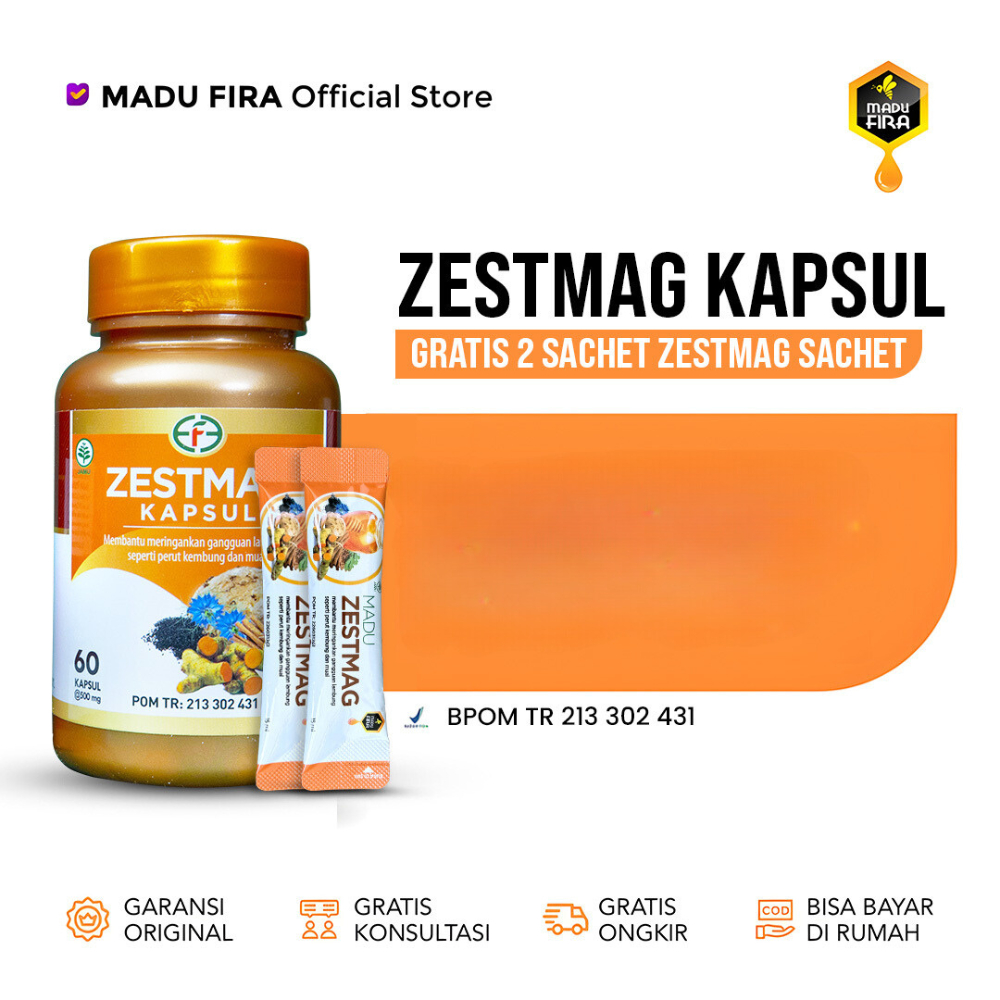 Kapsul Zestmag - Solusi Mencegah Maag & Asam Lambung