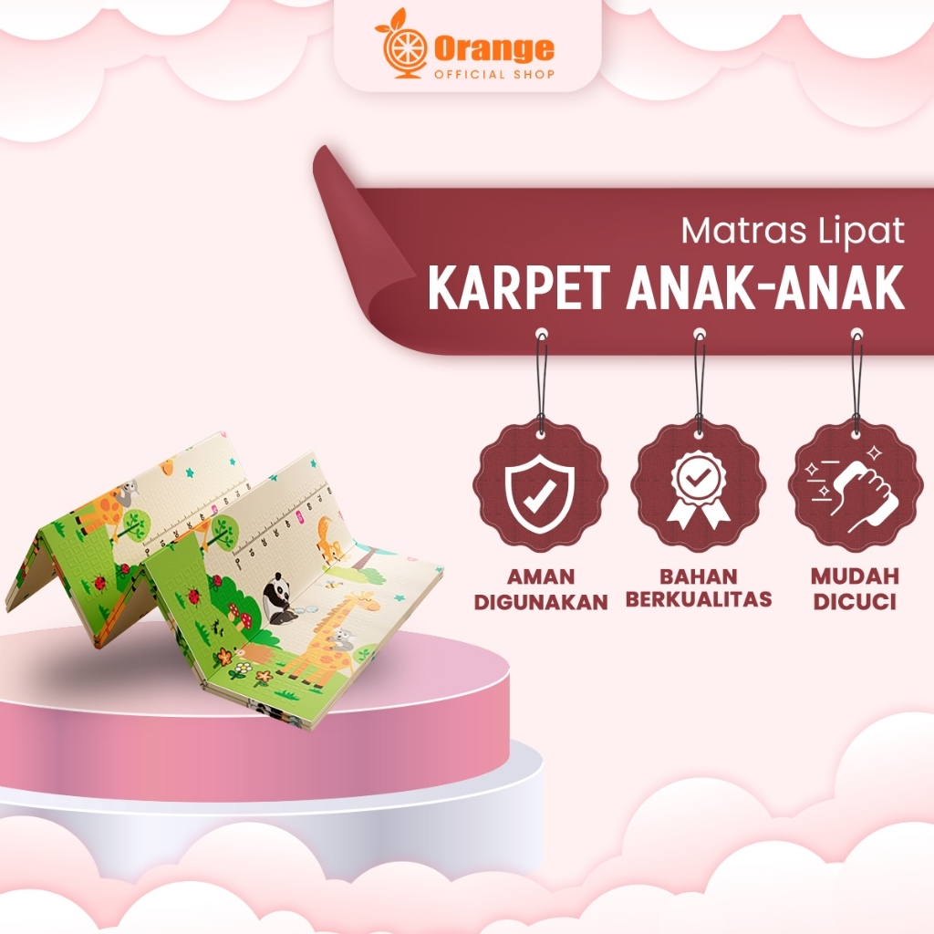Karpet Lipat Playmat Premium Tikar Lipat Karpet Matras
