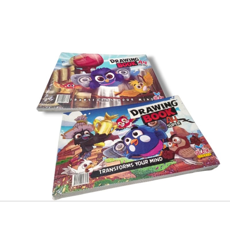 

buku gambar A4 GK gelatik kembar 1pak 10buku