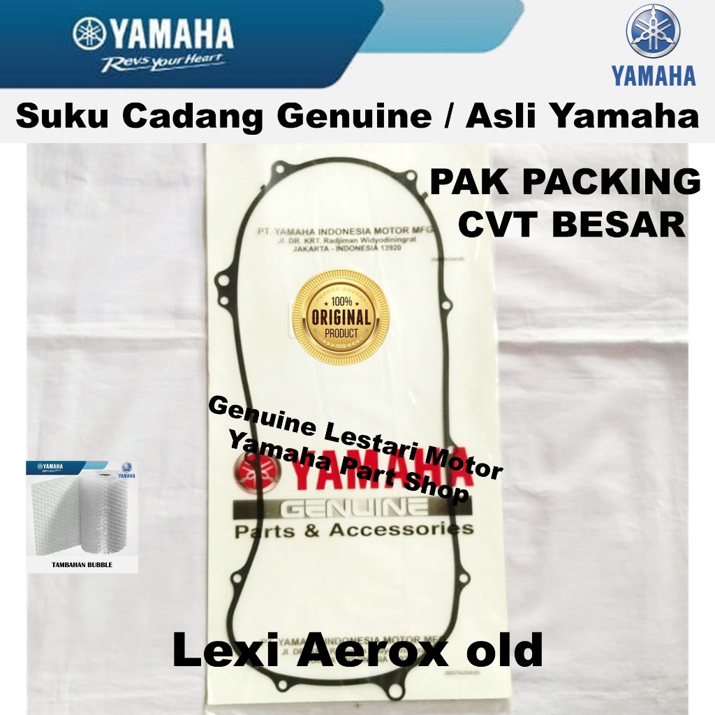 Pack Pak Packing CVT Besar Lexi Aerox Old Asli Yamaha Surabaya
