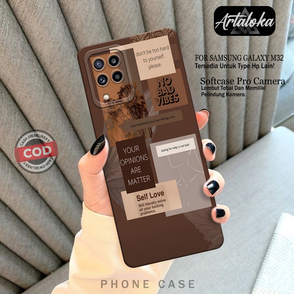 Softcase Hp Samsung Galaxy M32 Fashion Case Aesthetic Case Samsung Galaxy M32 Silikon TPU Pro Camera
