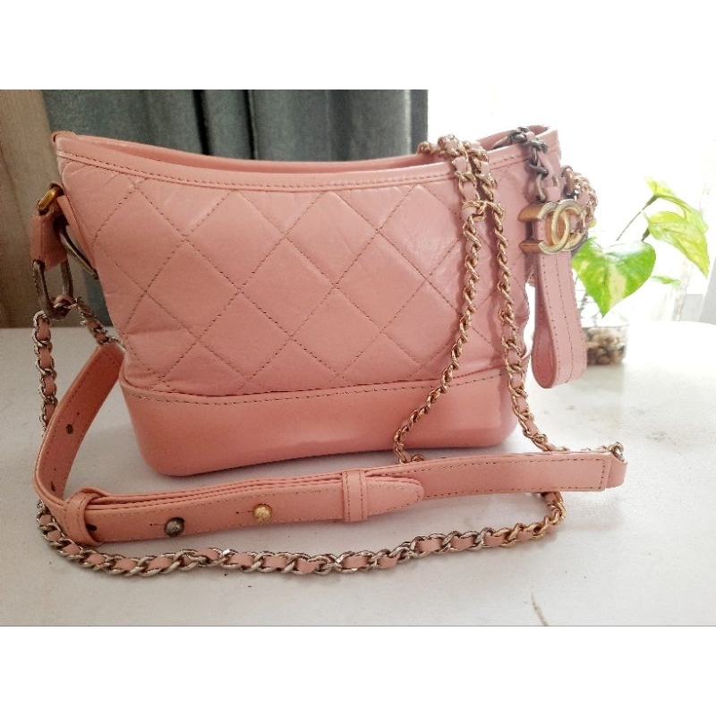 PRELOVED Channel Gabriel. Zipper CC. Kulit Asli