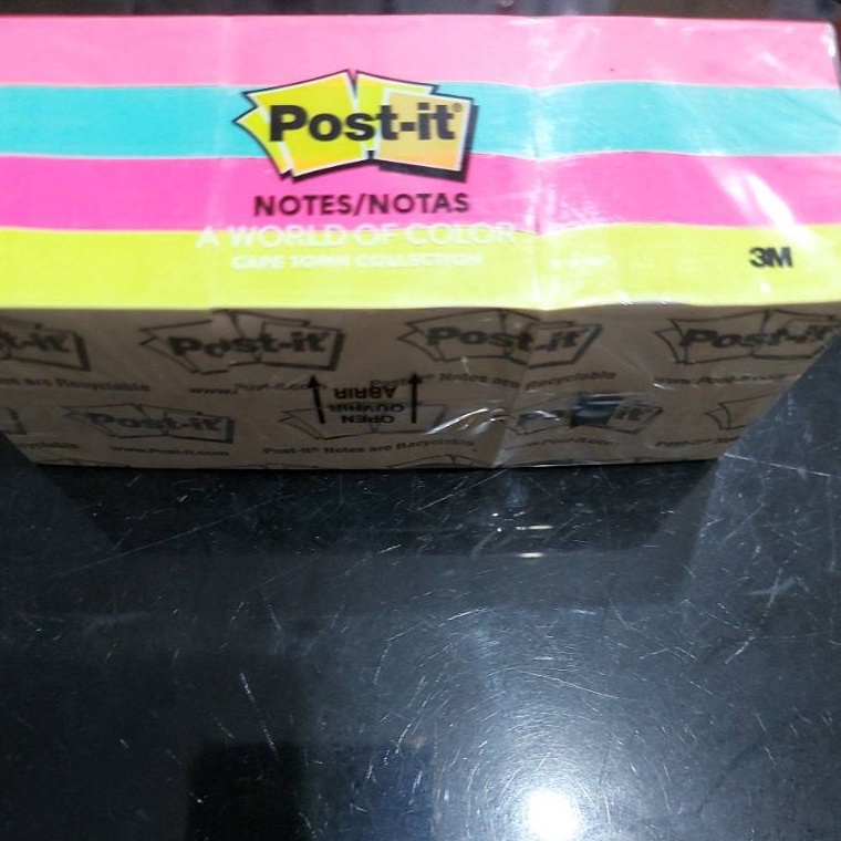 

post it no 653 AN warna warninotes neon colours 12 pad 67SHF9565