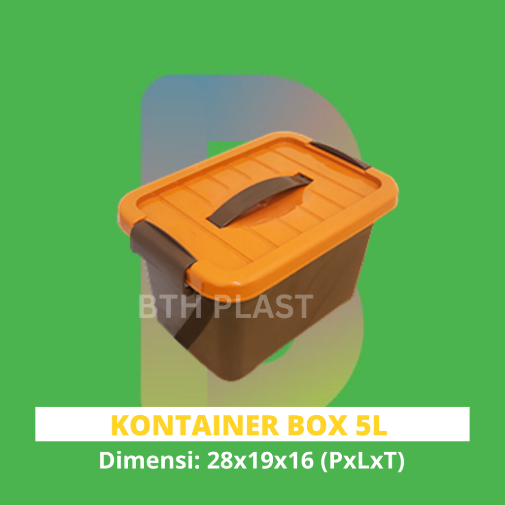 BOX CONTAINER + HANDEL - Pegangan / Kotak Plastik / Box Plastik Serbaguna / Kontainer Box Kecil