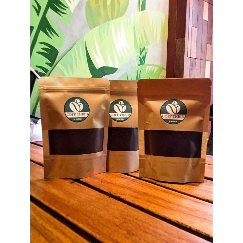

KOPI BUBUK COFFTHRID MURNI 100% BIJI KOPI ASLI 200g