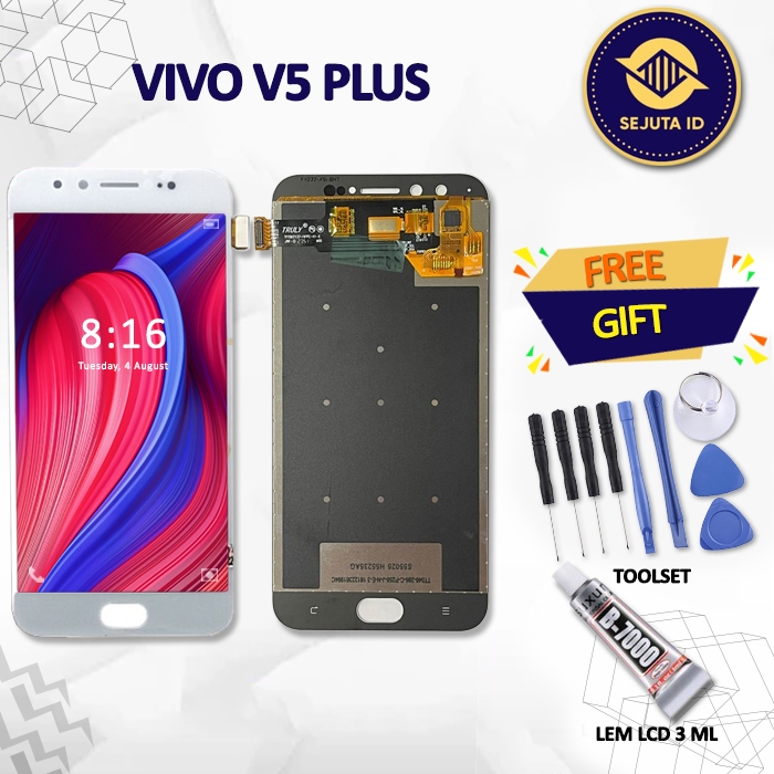 Lcd Vivo V5 Plus Original Fullset Touchscreen [ Gratis Obeng Set + Lem LCD ]