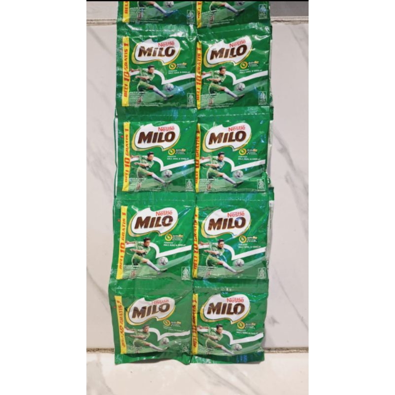 

Milo Sachet 1 renteng isi 11 sachet