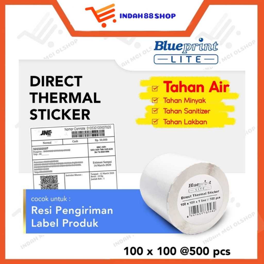 

Stiker Label Pengiriman / Kertas Thermal Label Online Shop / Kertas Stiker Label Resi