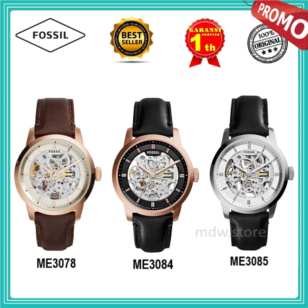 Fossil Townsman Automatic ME3078 ME 3078 ME3084 ME 3084 ME3085 ME 3085 Jam Tangan Wanita Original & 