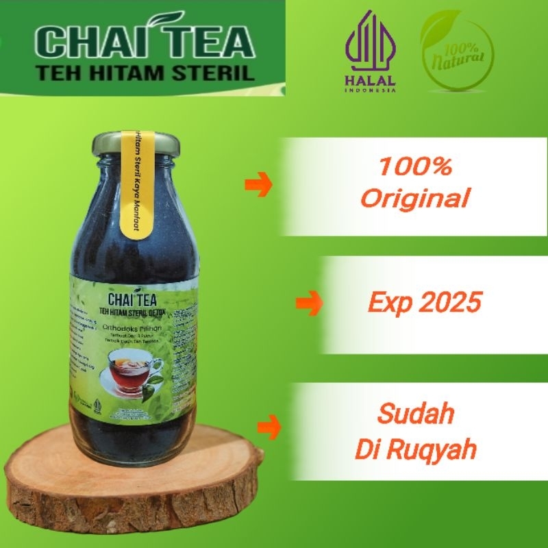 

ChaiTea Teh Hitam Halal Berkhasiat Untuk Detoks Diet Sehat Lambung Paru-paru Perut Buncit (COD)