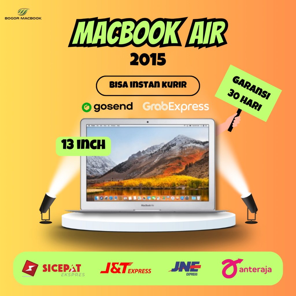 Macbook Air 13 inch 2015 128gb/256gb Second bisa instan kurir