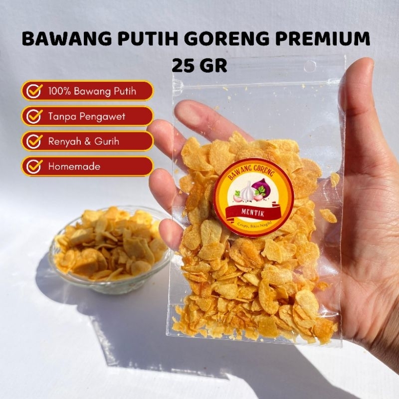 

✨BAWANG GORENG MENTIK✨ BAWANG PUTIH GORENG 25 gr