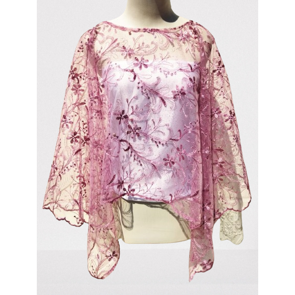 Promo Cape Brokat Cewek Outer Brukat Batwing Outer Kebaya Tille Tulle Pita Baju Kondangan Wanita Pes
