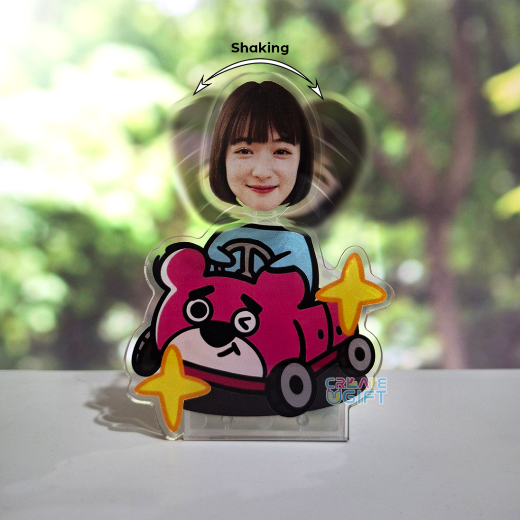 AKRILIK KEPALA GOYANG CUSTOM | PHOTO SHAKING HEAD ACRYLIC CUSTOM