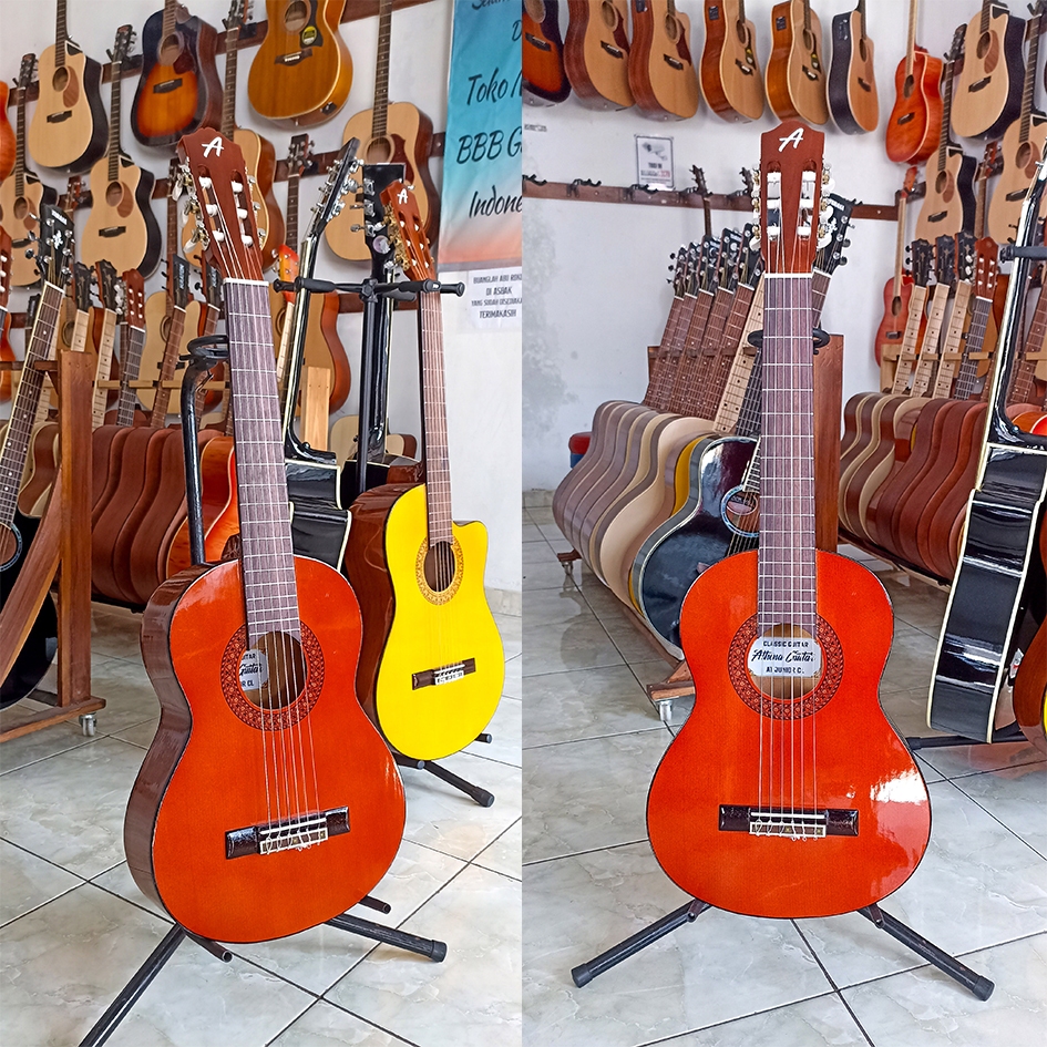 ORIGINAL CLASSIC NYLON GITAR ATHENA KLASIK ORIGINAL GITAR TRAVEL SIZE GITAR JUNIOR GITAR MINI