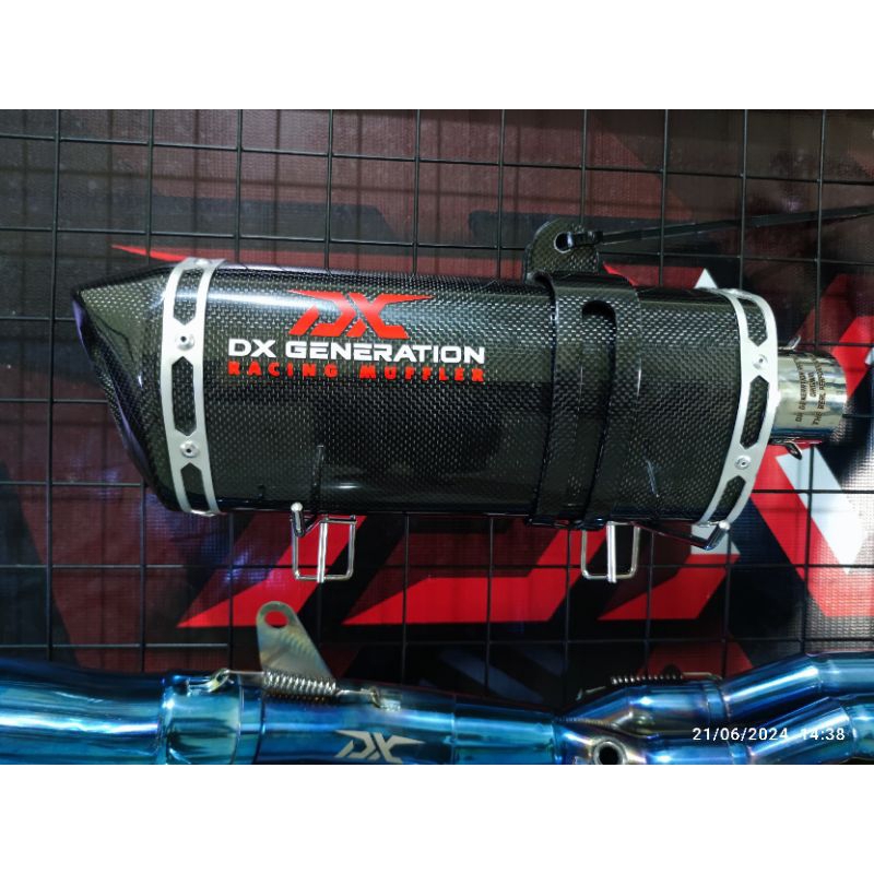knalpot RVR long carbon plain fullsystem CBR250, R25, MT25, NEWNINJA, NINJA FI, Z250