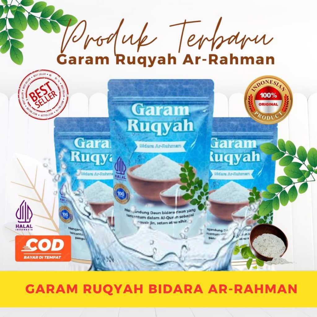 

Garam arrahman 500gr Penangkal ke bangkrutan usaha Sudah Di doakan secara khusus