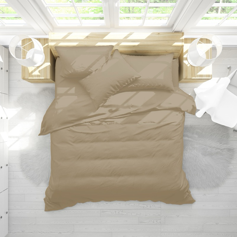 Bedcover Sprei Set Aesthetic Korea  Polos  Deluxe Collection Termurah & Terlaris