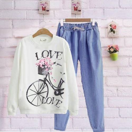 setelan trening senam wanita bigsize set olahraga senam jogging training gowes sepeda jumbo oversize