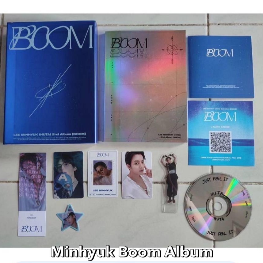 BTOB Minhyuk HUTA BOOM Solo Album Fullset Unsealed