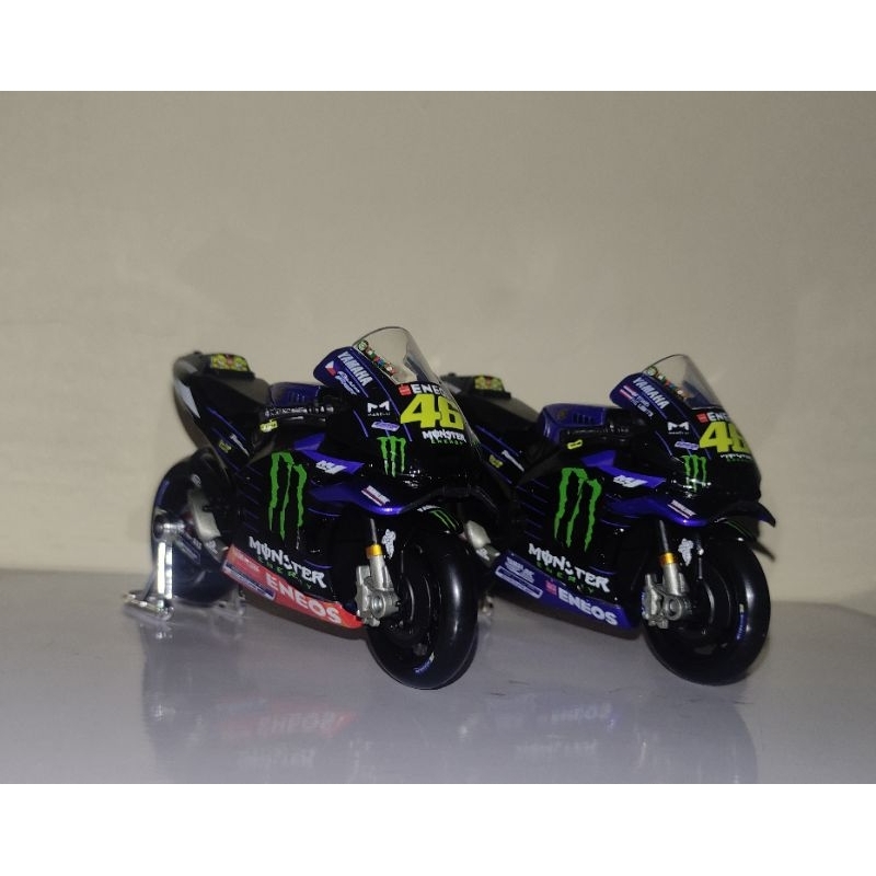 Diecast Custom Maisto MotoGP 1:18 Yamaha YZR-M1 2020 Valentino Rossi 46