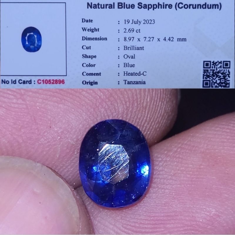 blue sapphire tanzania batu safir