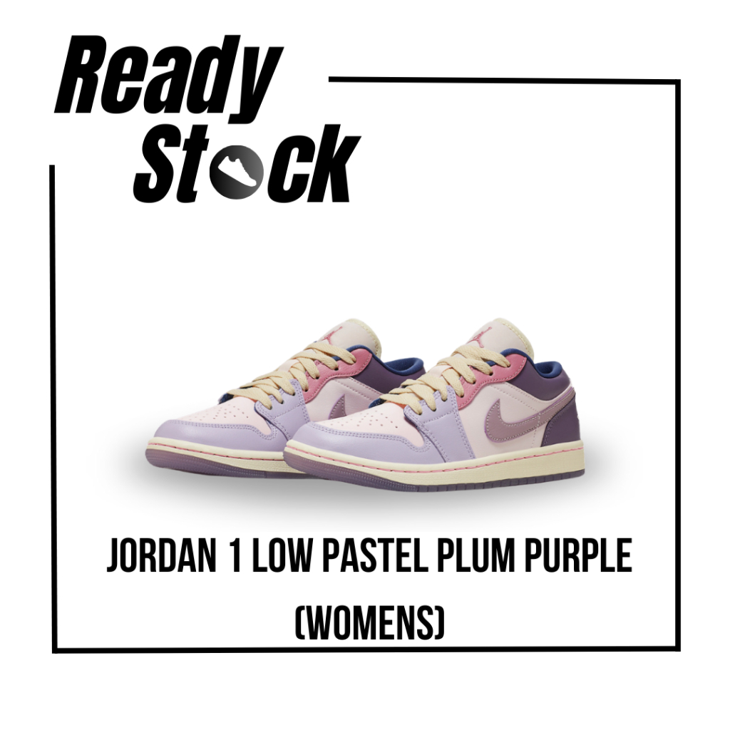 Nike Air Jordan 1 Low Pastel Plum Purple Womens