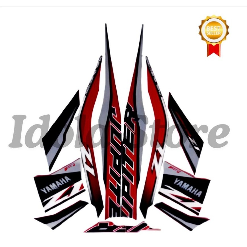 Stiker Striping Motor Yamaha Jupiter Z1 2021 Merah Lis Les Body Jupiter Z1 2021 Terbaik