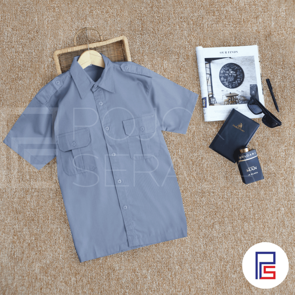 Baju Kemeja PDH | Baju Seragam PDH | Baju ASN | Seragam Pemda | PDH Abu Lengan Pendek