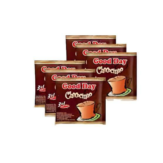 

KOPI GOOD DAY 3in1 CHOCOCINO 1 RENCENG 10 PCS