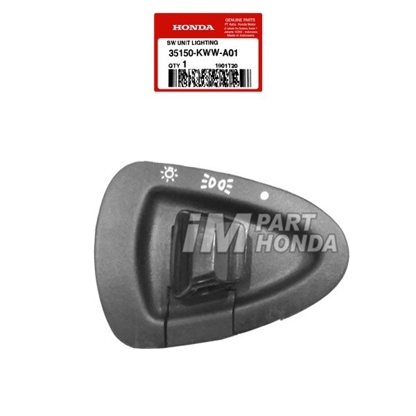 [35150-KWW-A01] TOMBOL / SAKLAR / SAKELAR / SWITCH / SWIT LAMPU DEPAN REVO 110 ABSOLUTE - BLADE 110 