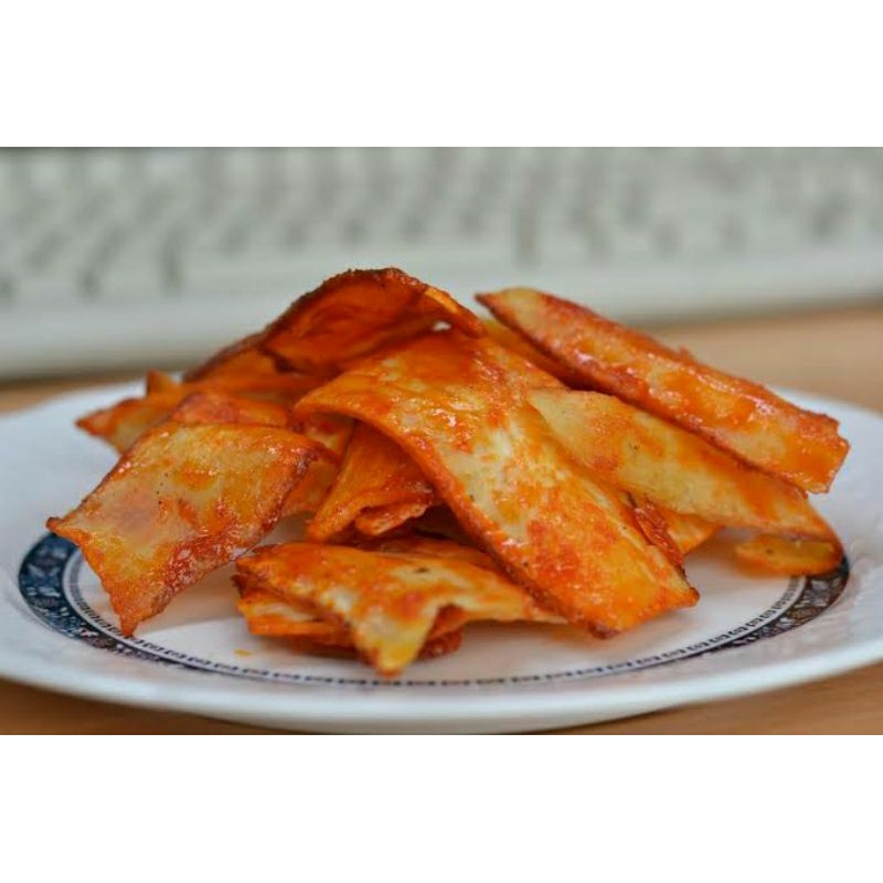

TERLARIS. kerupuk Sanjai balado panjang(pedas manis)