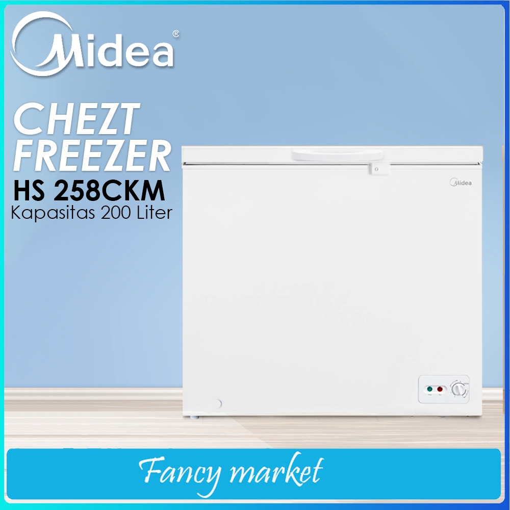 FREEZER BOX CHEZT FREEZER MIDEA HS 258CKM Kapasitas 200 Liter