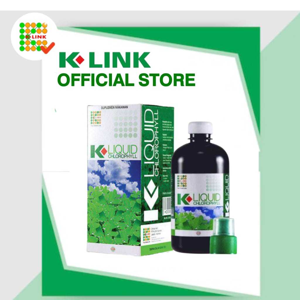 ORIGINAL K LIQUID CHLOROPHYLL 500 ML.EXPIRE 01-2026.KLOROFIL K LINK.klorofil k link original asli.kl