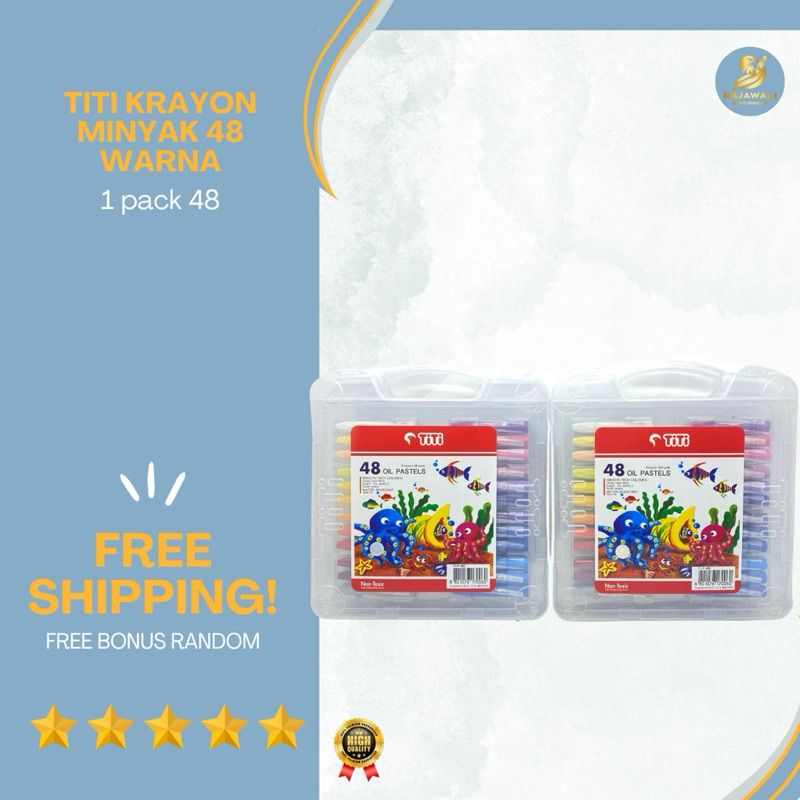 

Joyko Krayon Minyak 48 Warna Harga Terjangkau | Pigmen Warna Kualitas Tinggi | FREE BONUS RANDOM!!
