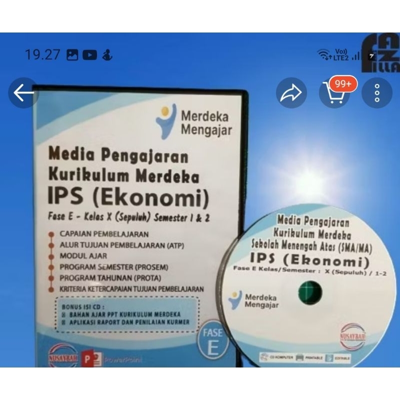 cd/dvd rpp modul ajar sma smk man/ 10 11 12/kurikulum merdeka