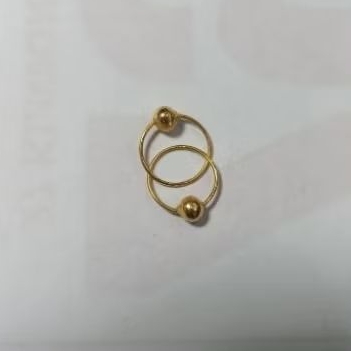 anting bayi emas sepasang