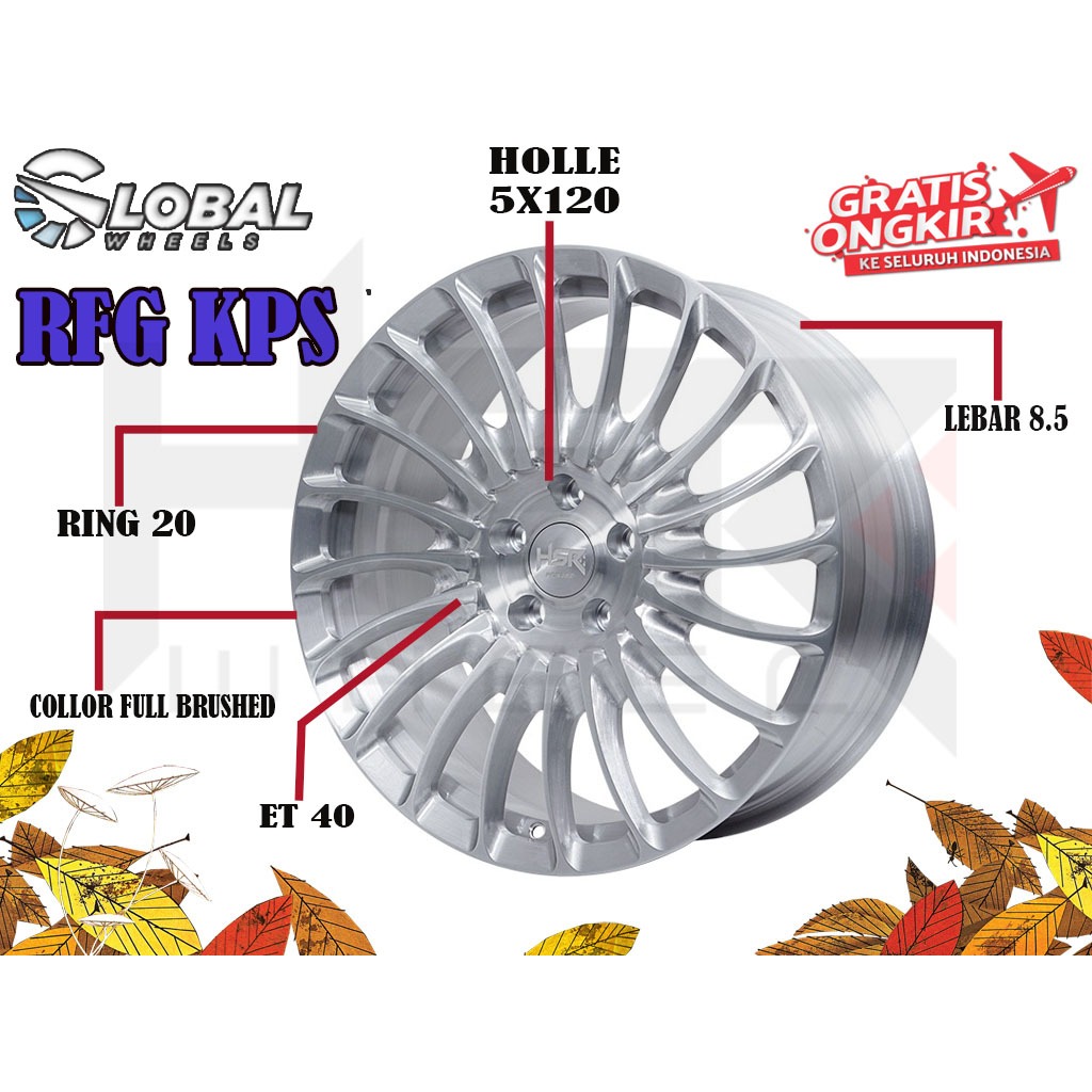 Velg Mobil HSR Rfg Kps Ring 20 Buat Mobil Bmw Discovery Rangerover