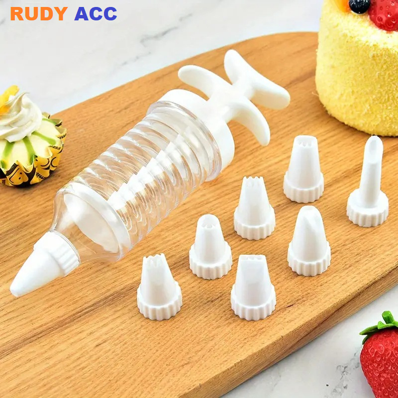 

Alat Cetakan Hiasan Kue 8 IN 1 Cake Pen Cake Decoration Alat Dekorasi Hiasan kue