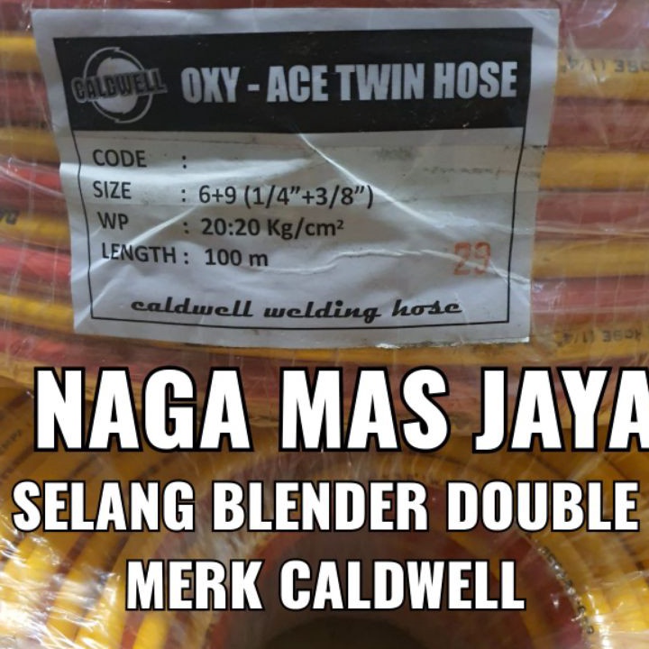 Langka SELANG LAS BLENDER CALDWELL  SELANG BLENDER DOUBLE  TWIN HOSE CALDWELL