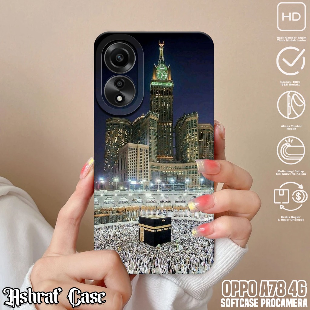 Case OPPO A78 4G - Casing Hp OPPO A78 4G Motif ISLMC - Softcase Hp OPPO A78 4G - Silikon Hp OPPO A78