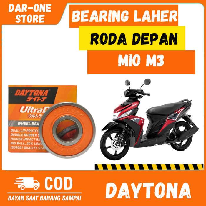 BEARING LAHER DAYTONA RODA DEPAN YAMAHA MIO M3 ORIGINAL 6300