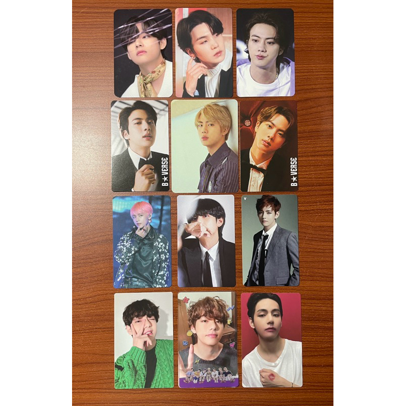OFFICIAL PHOTOCARD PC SEOKJIN JIN SUGA AGUST D TAEHYUNG V BTS PART 9