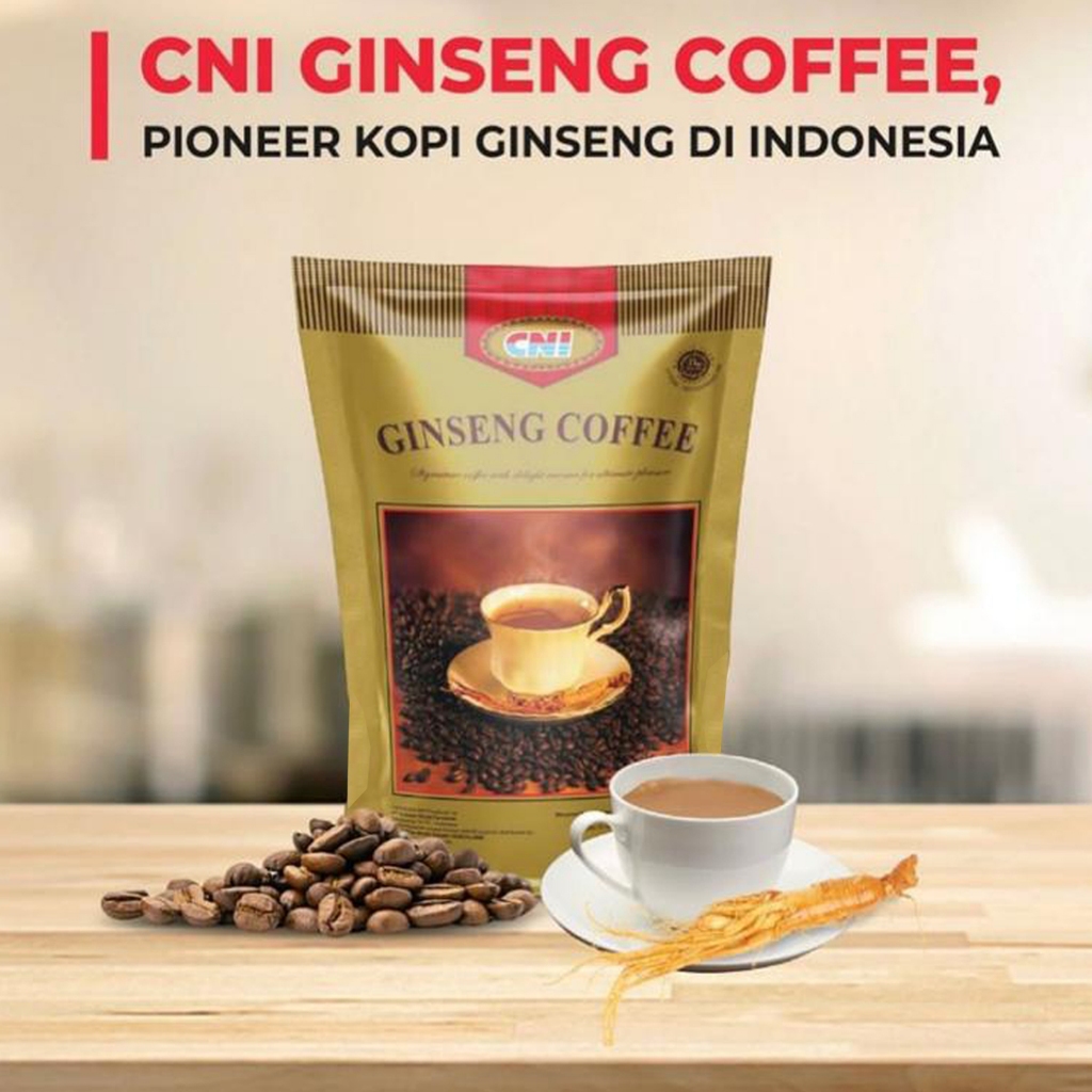 

Kopi Ginseng CNI Kemasan Pouch 20 Sachet