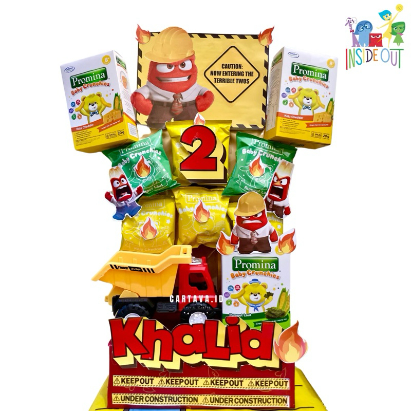 

(BATAM ONLY) KADO ULTAH SNACK TOWER UNIK HADIAH