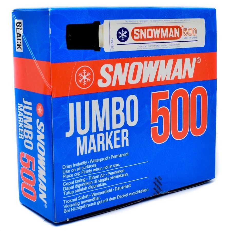 

Spidol Permanen Jumbo Snowman 500 (1 Lsn / 12 Pcs)