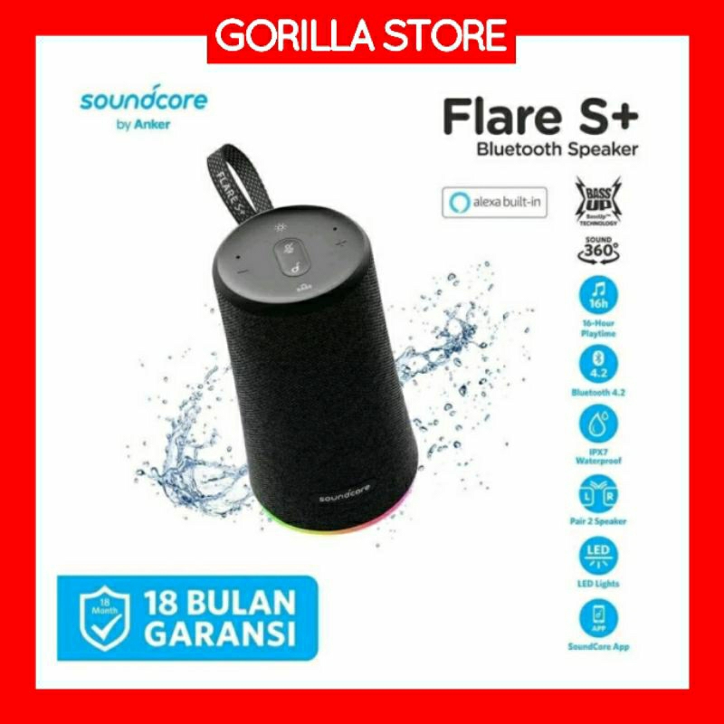 Anker Soundcore Flare S+ Bluetooth Speaker A3163